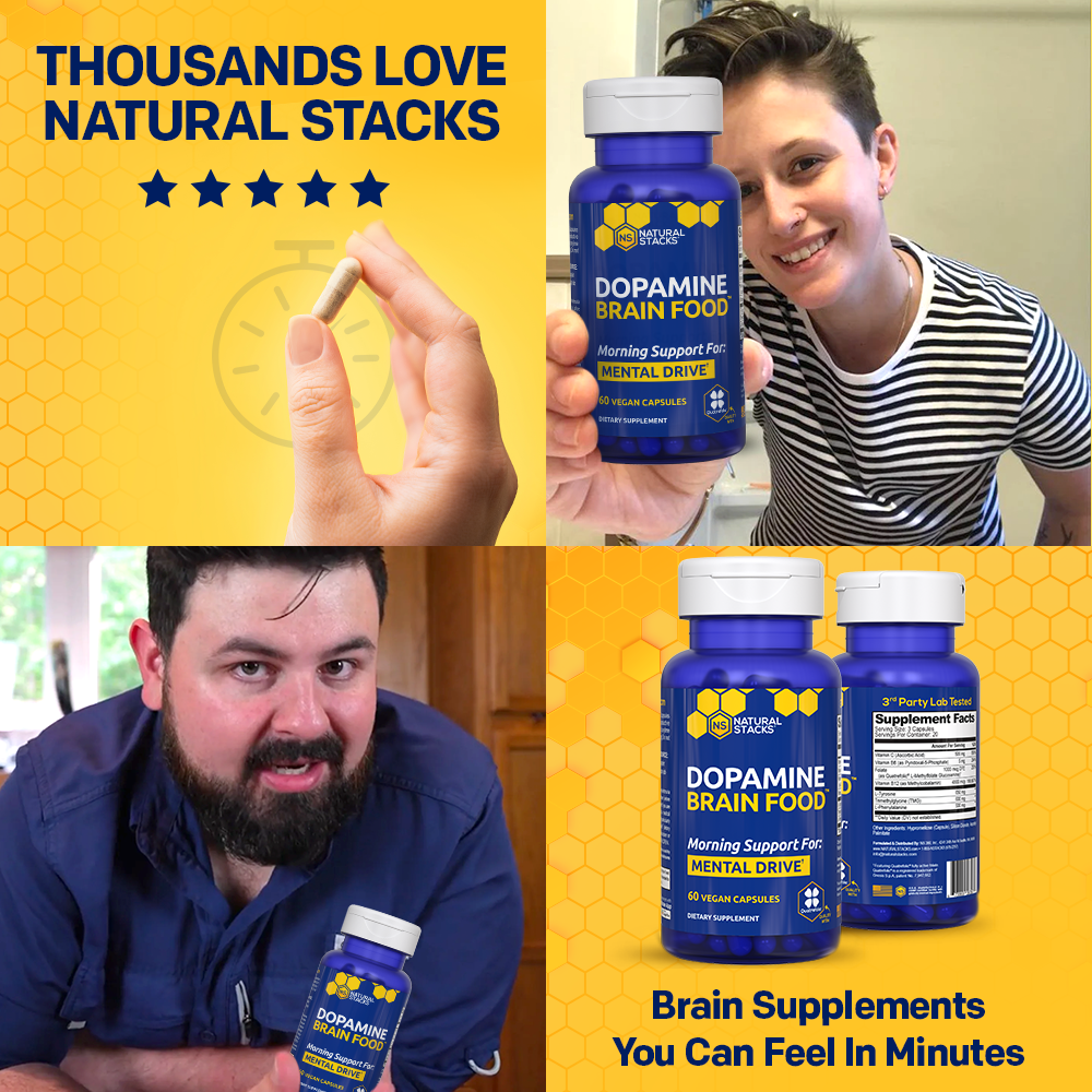 Thousands love Natural Stacks Dopamine Brain Food